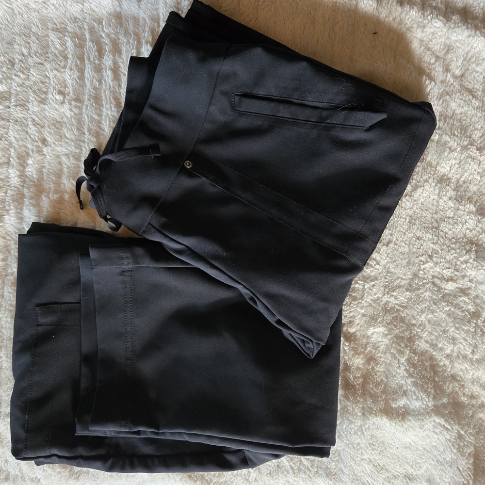 Black Womens Scrub Pants